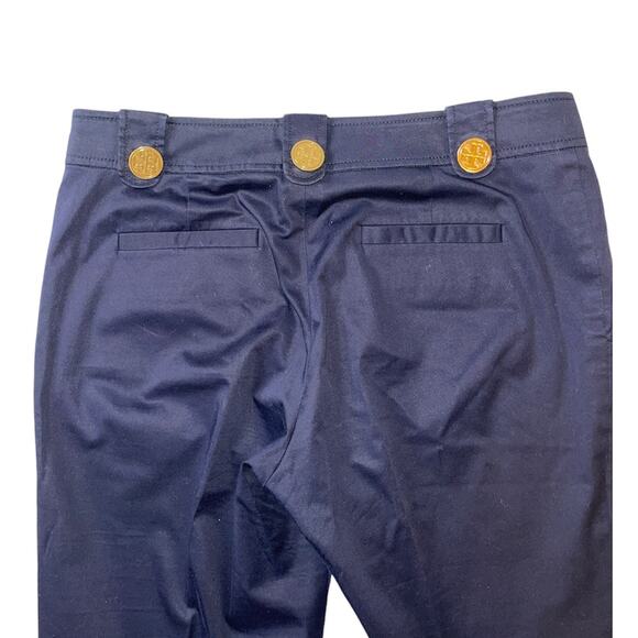 Tory Burch Navy Blue Trousers Size 6 - Picture 5 of 12